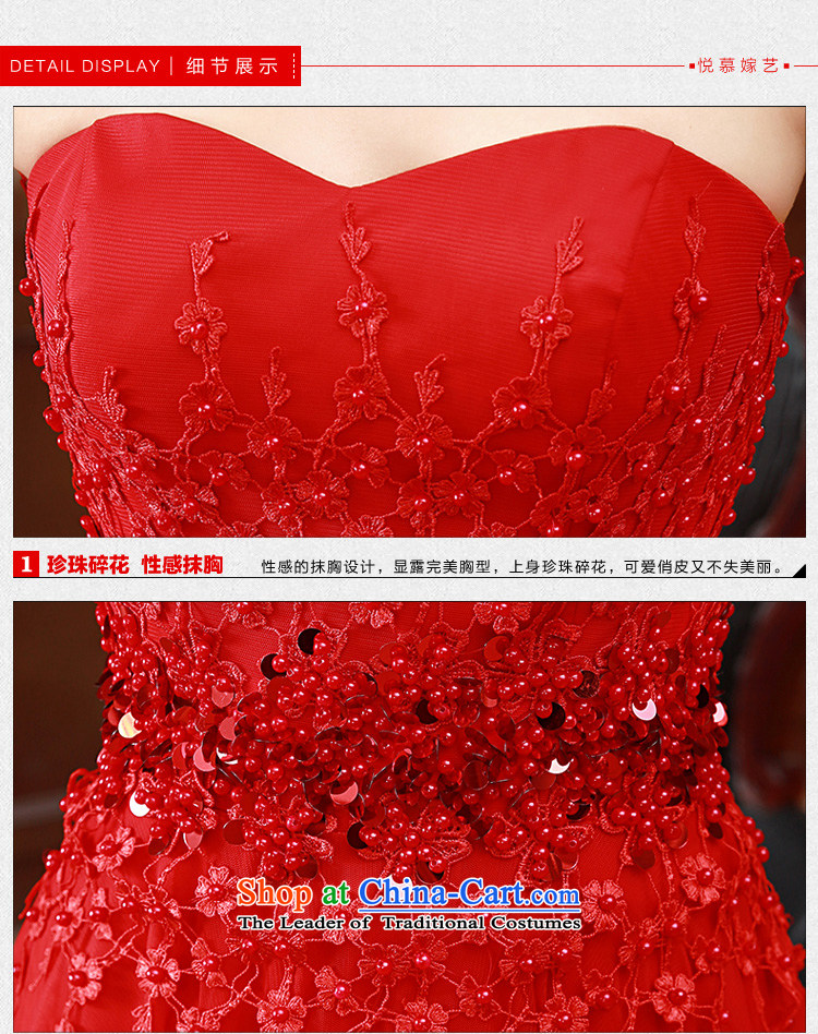 2015 Korean fashion and chest bride bridesmaid mission red long marriage bows Dress Code Red XL Photo, prices, brand platters! The elections are supplied in the national character of distribution, so action, buy now enjoy more preferential! As soon as possible.