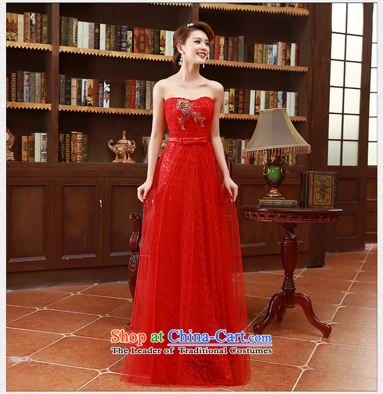 The Korean version of 2015 and chest embroidery bride bridesmaid mission red long marriage bows Dress Code Red L picture, prices, brand platters! The elections are supplied in the national character of distribution, so action, buy now enjoy more preferential! As soon as possible.