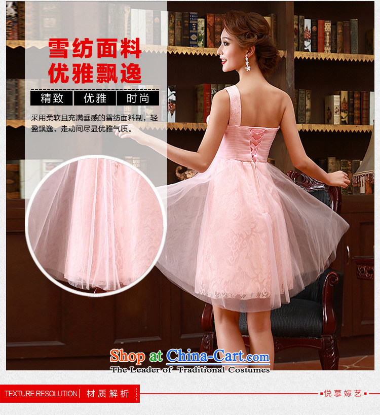 2015 Korean fashion shoulder straps bride bridesmaid short of marriage in red dress bows red S code picture, prices, brand platters! The elections are supplied in the national character of distribution, so action, buy now enjoy more preferential! As soon as possible.