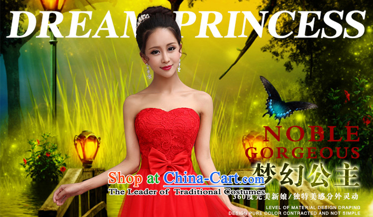  The new 2015 International Friendship short, Red Dress bridal dresses toasting champagne small strap services red L picture, prices, brand platters! The elections are supplied in the national character of distribution, so action, buy now enjoy more preferential! As soon as possible.