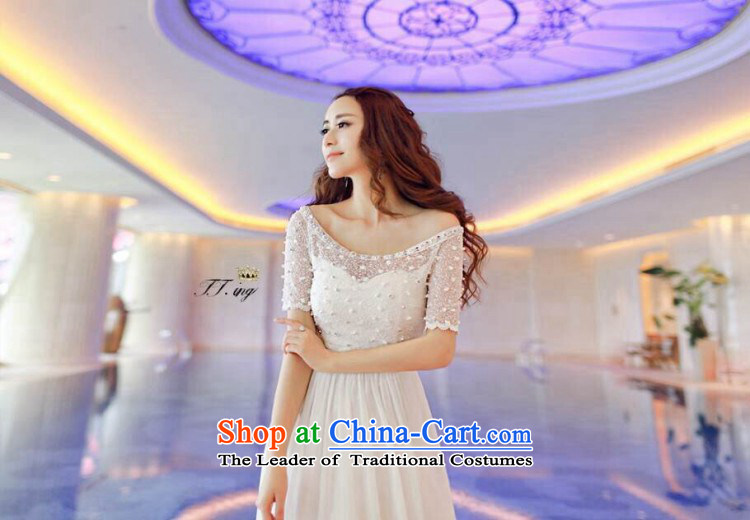 Amy Hui  2015 Spring/Summer new bridesmaid skirt bridal dresses Sau San dress bows resort dresses video thin banquet long skirt White M picture, prices, brand platters! The elections are supplied in the national character of distribution, so action, buy now enjoy more preferential! As soon as possible.