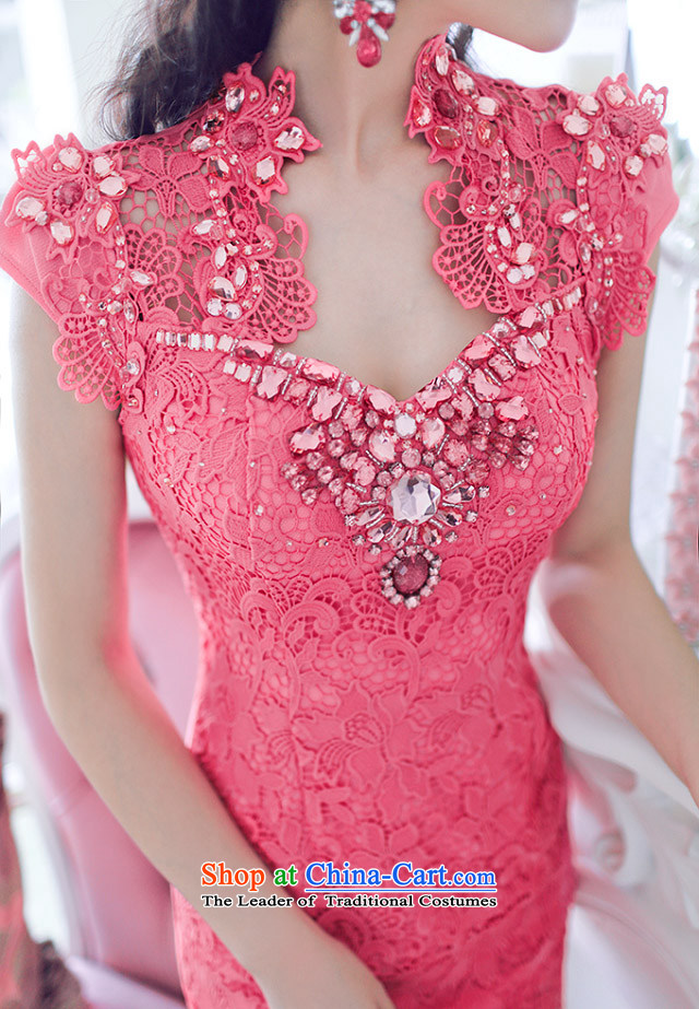 The butterfly li 2015 Diamond Lace Embroidery in red envelopes and dresses evening dresses in RED M picture, prices, brand platters! The elections are supplied in the national character of distribution, so action, buy now enjoy more preferential! As soon as possible.
