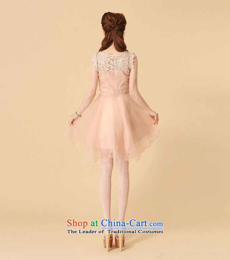 Kam Garden 2015 Korean lace the yarn dresses bon bon skirt princess skirt sleeveless bridesmaid small dress dress pink M picture, prices, brand platters! The elections are supplied in the national character of distribution, so action, buy now enjoy more preferential! As soon as possible.