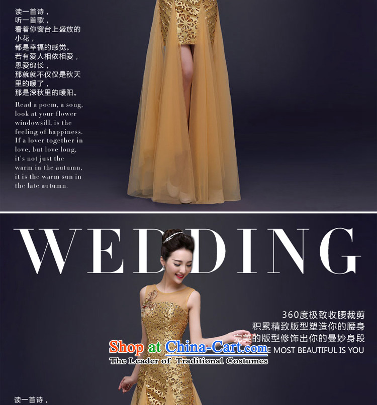 The privilege of serving the new 2015-Leung Chiu bridesmaid serving contemporary evening dresses moderator banquet Ms. long evening dresses long S picture, prices, brand platters! The elections are supplied in the national character of distribution, so action, buy now enjoy more preferential! As soon as possible.