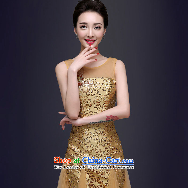 The privilege of serving the new 2015-Leung Chiu bridesmaid serving contemporary evening dresses moderator banquet Ms. long evening dresses long S, a service-leung , , , shopping on the Internet