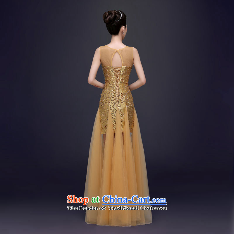 The privilege of serving the new 2015-Leung Chiu bridesmaid serving contemporary evening dresses moderator banquet Ms. long evening dresses long S, a service-leung , , , shopping on the Internet