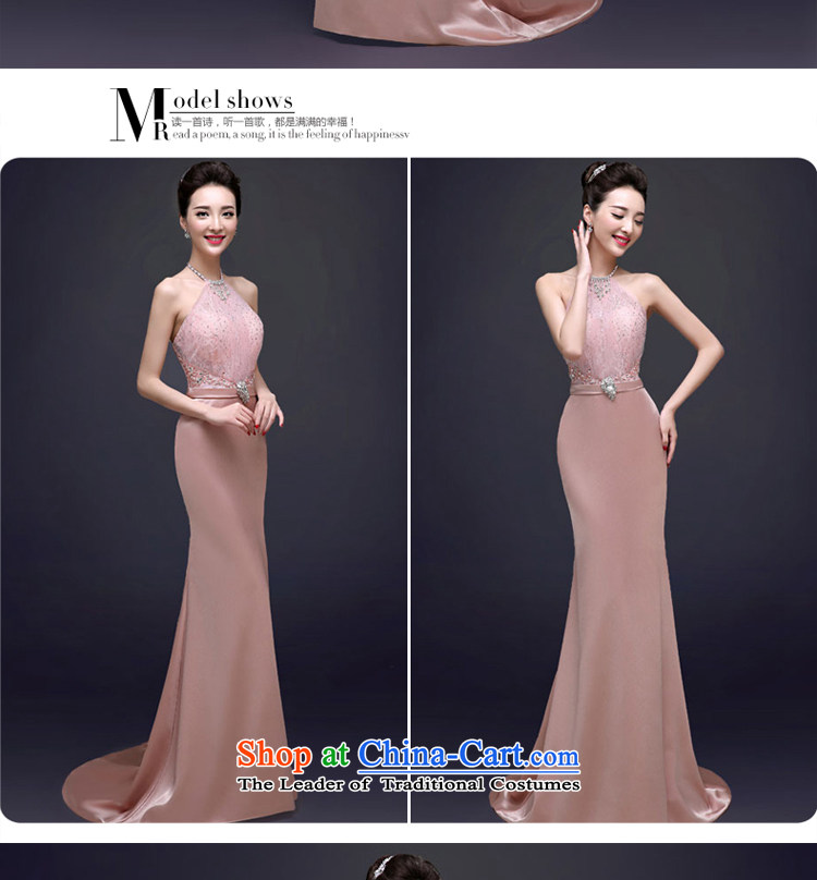 The privilege of serving the new 2015-Leung Ms. spring and summer evening dress long banquet crowsfoot annual meeting of persons chairing the Sau San dress champagne color 2XL Photo, prices, brand platters! The elections are supplied in the national character of distribution, so action, buy now enjoy more preferential! As soon as possible.