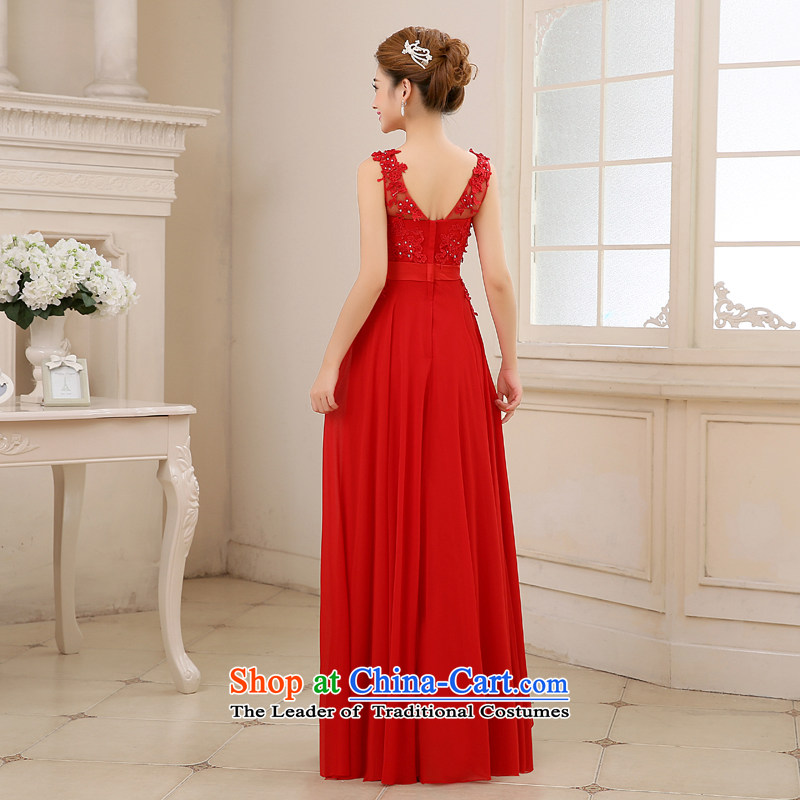 Wedding dresses bride first field lace bows services shoulder Festival Evening Compere dress to align the girl chiffon large petticoats temperament large red xl,joshon&joe,,, shopping on the Internet