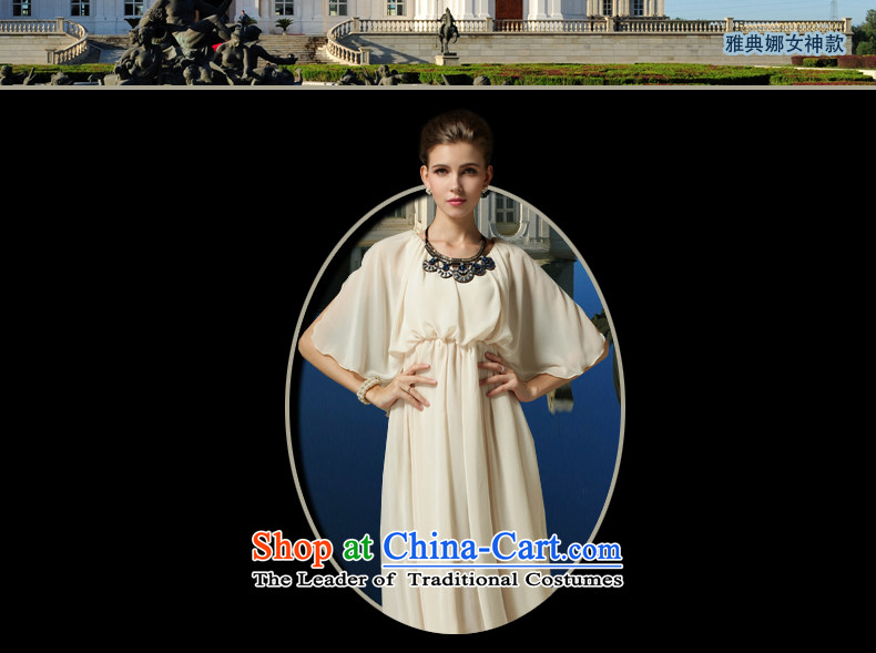 Gibez Card Dili advanced chiffon dresses dress solemn ultra-long skirt with respect to the link apricot M brand, prices, picture platters! The elections are supplied in the national character of distribution, so action, buy now enjoy more preferential! As soon as possible.