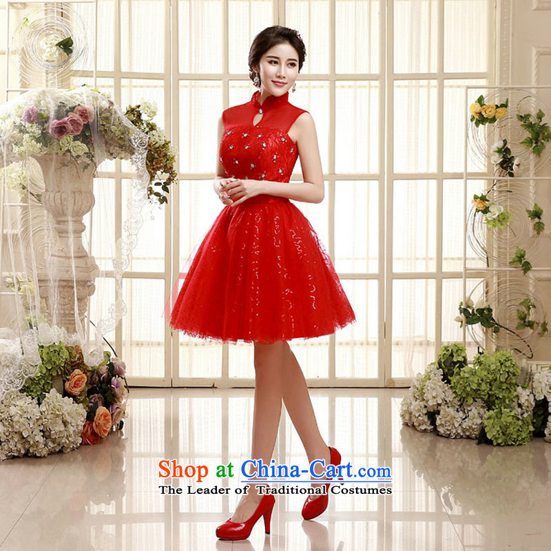 There is also a bride red silk Optimization Services 2015 new bows stylish wedding dress short of pregnant women , L, yet optimized xs2213 red colored silk , , , shopping on the Internet
