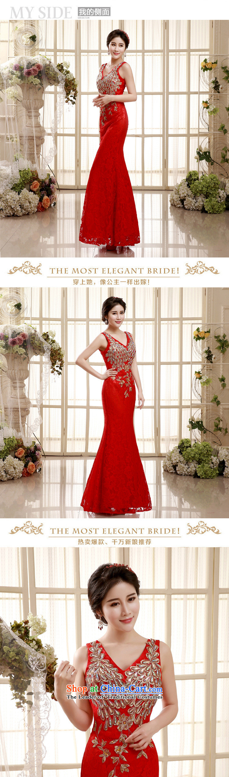 There is also a grand bride toasting champagne optimize Sau San long skirt evening shoulders long sexy crowsfoot wedding dress xs5456 presided over the red M picture, prices, brand platters! The elections are supplied in the national character of distribution, so action, buy now enjoy more preferential! As soon as possible.