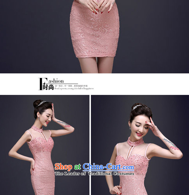 The privilege of serving-leung 2015 Spring Summer Female dress bows service) TOASTMASTER banquet dinner dress pink M picture, prices, brand platters! The elections are supplied in the national character of distribution, so action, buy now enjoy more preferential! As soon as possible.