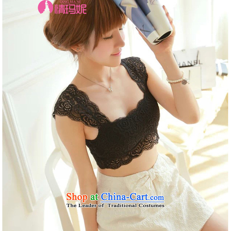 Of Shinta Mani lace wrapped chest small vest SEXY UNDERWEAR and forming inside the chest strap Bra pad D fleet strength was 8,397, of the code are black SHINTA MANI (QINGMANI) , , , shopping on the Internet