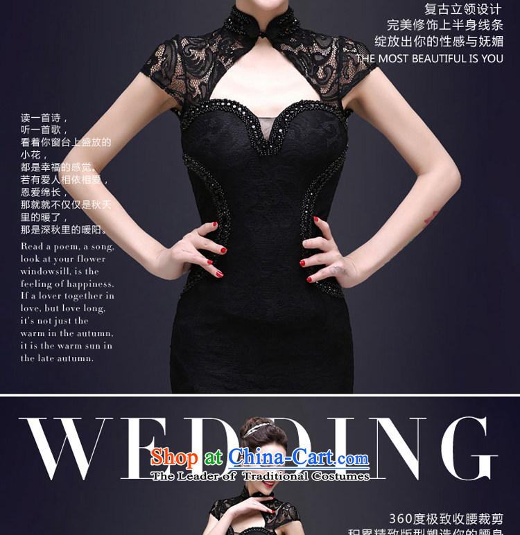 The privilege of serving the new 2015-Leung Chiu upscale banqueting evening dresses long concert moderator Sau San crowsfoot dress female black XL Photo, prices, brand platters! The elections are supplied in the national character of distribution, so action, buy now enjoy more preferential! As soon as possible.