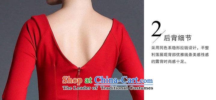 Connie, Texas summer 2015 new Korean fashion dress in the retro long skirt deep red S picture, prices, brand platters! The elections are supplied in the national character of distribution, so action, buy now enjoy more preferential! As soon as possible.