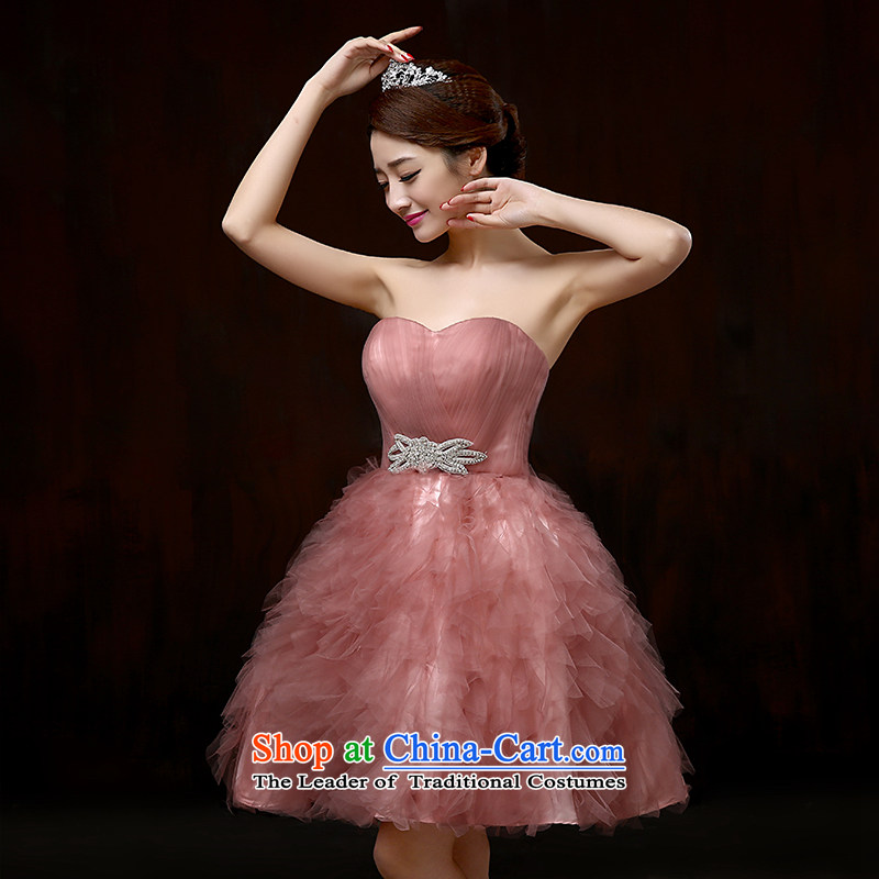 Love So Peng Evening Dress Short of 2015 new bride bows services during the spring and autumn summer hip little dress wedding dress moderator female clients to the size to do not support returning, love so Peng (AIRANPENG) , , , shopping on the Internet