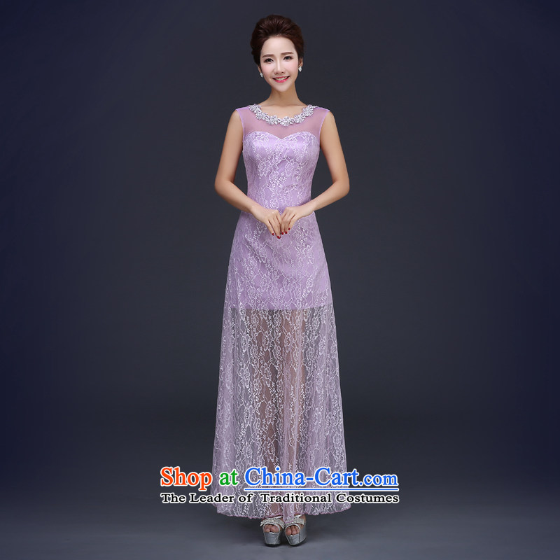 Jie mija bows service bridal dresses improved 2015 new wedding dress long stylish lace crowsfoot dress skirt light yellow?M