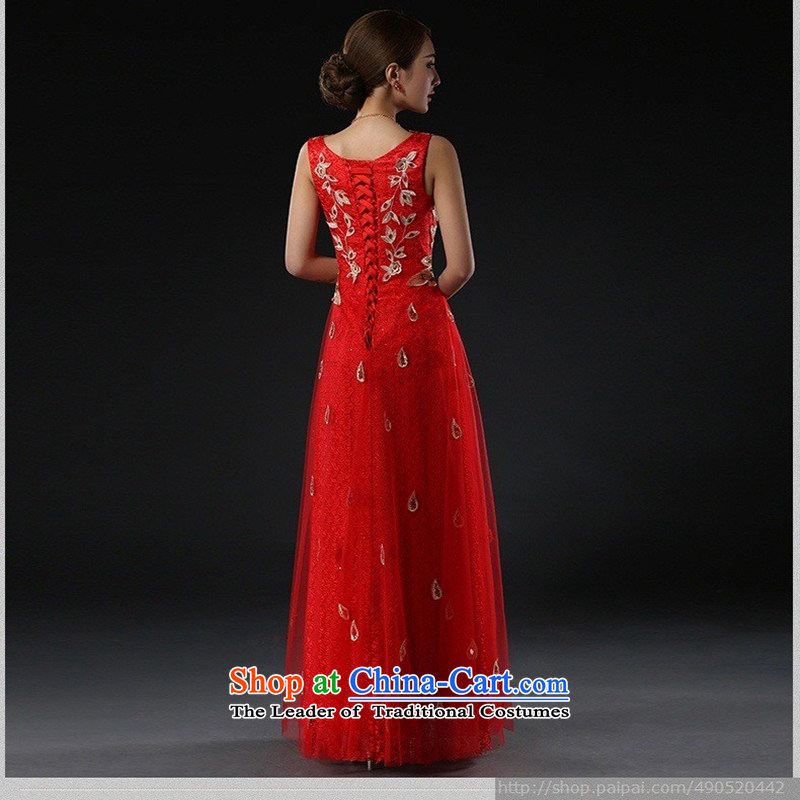 Evening dress new bows services 2015 bridal dresses long stylish red dress, Wedding Dress spring red S love Su-lan , , , shopping on the Internet