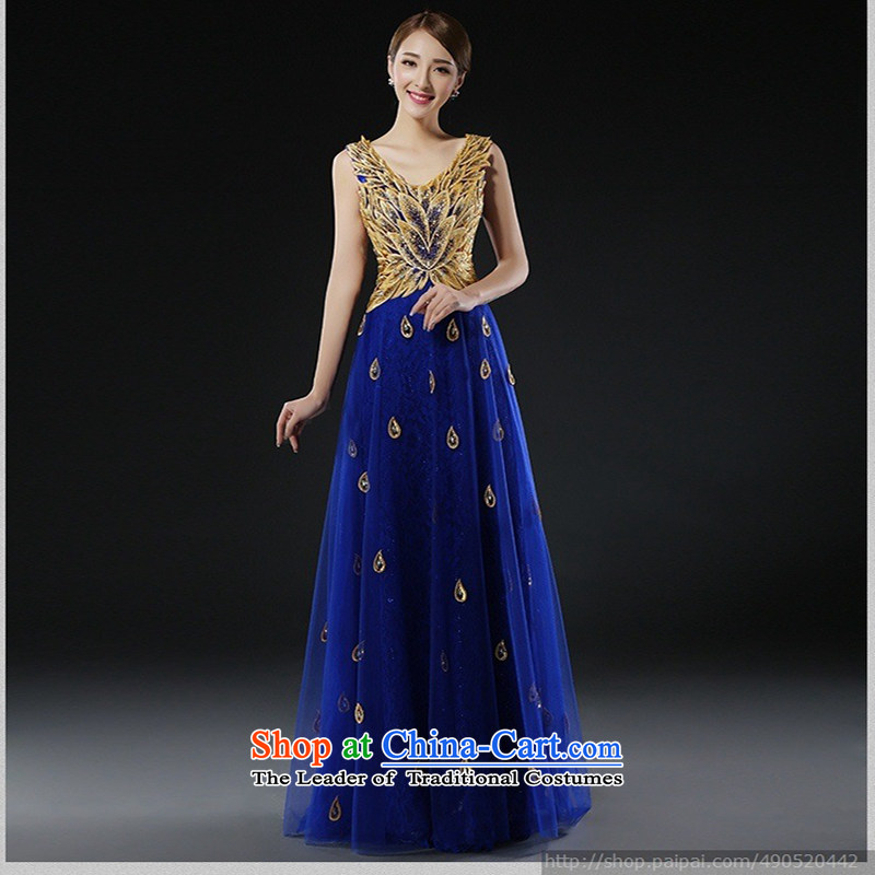 Evening dress new bows services 2015 bridal dresses long stylish red dress, Wedding Dress spring XXXL blue does not allow