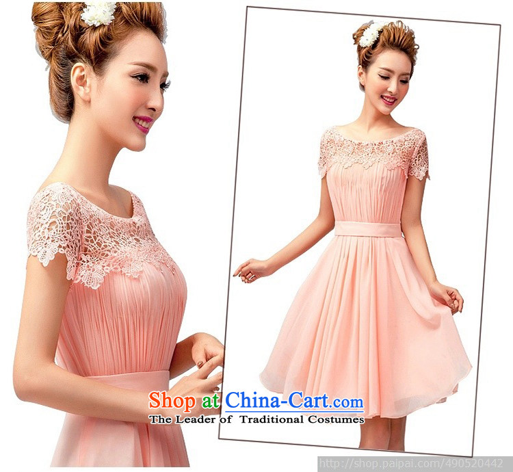 Wedding dress bows services 1 small dress stylish brides shoulder dress 2015 new bridesmaid Dress Short, edit the commodity prices of pink XXL pictures,, brand platters! The elections are supplied in the national character of distribution, so action, buy now enjoy more preferential! As soon as possible.