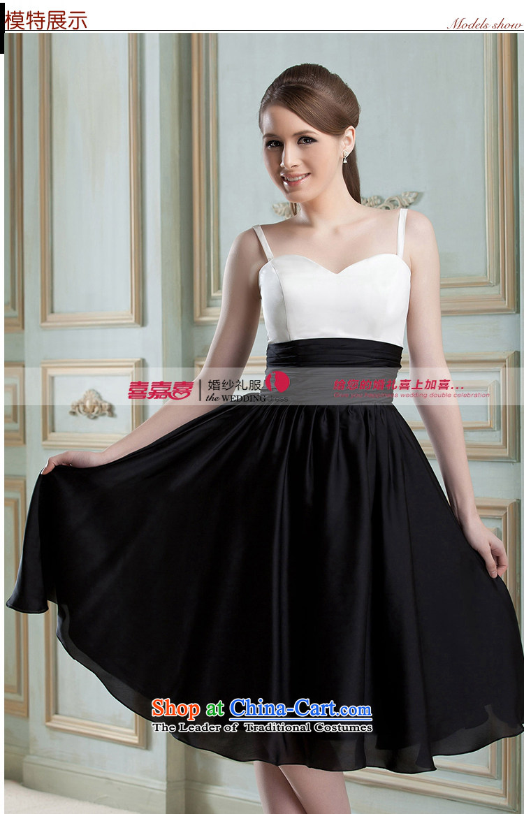 Hei Kaki 2015 New banquet dress continental shoulders evening dresses Love Mary Magdalene was chaired by annual concert chest dress skirt  FT01 Build-To-Order black and white photo L, prices, brand platters! The elections are supplied in the national character of distribution, so action, buy now enjoy more preferential! As soon as possible.