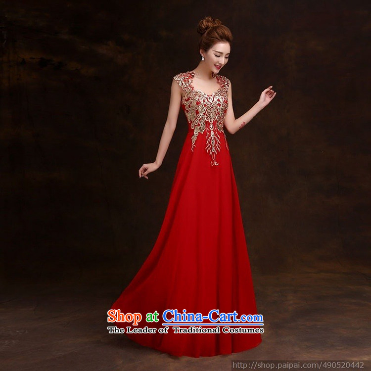 Wedding dress 2015 new winter bride wedding dress Sau San long red shoulders bows services evening dresses RED M picture, prices, brand platters! The elections are supplied in the national character of distribution, so action, buy now enjoy more preferential! As soon as possible.