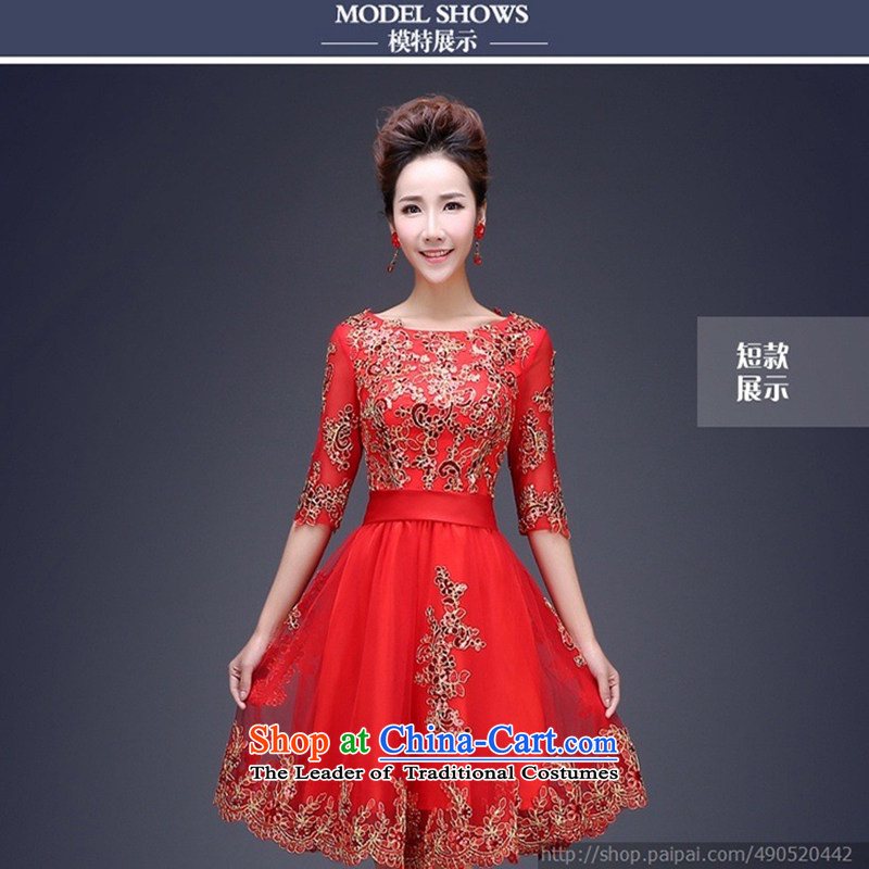 Ultra beautiful, wedding dresses, qipao and will, classically styled luxury with red dress long-sleeved S love Su-lan , , , shopping on the Internet