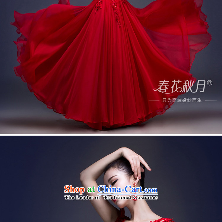 Crowsfoot wedding dresses marriage bows services annual spring evening dress bride new 2015 Long shoulders lace RED M picture, prices, brand platters! The elections are supplied in the national character of distribution, so action, buy now enjoy more preferential! As soon as possible.