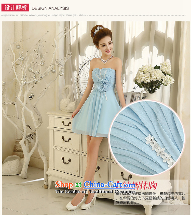 The bride bows service of the betrothal dinner dress 2014 new strap bridesmaid services and chest flower girl S picture, prices, brand platters! The elections are supplied in the national character of distribution, so action, buy now enjoy more preferential! As soon as possible.