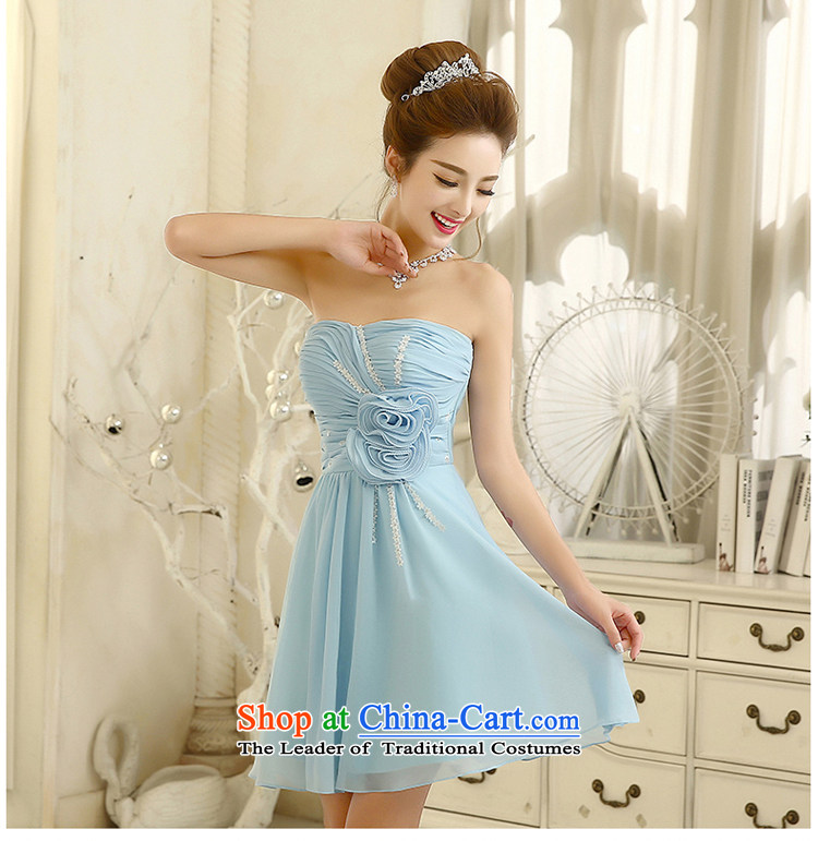 The bride bows service of the betrothal dinner dress 2014 new strap bridesmaid services and chest flower girl S picture, prices, brand platters! The elections are supplied in the national character of distribution, so action, buy now enjoy more preferential! As soon as possible.