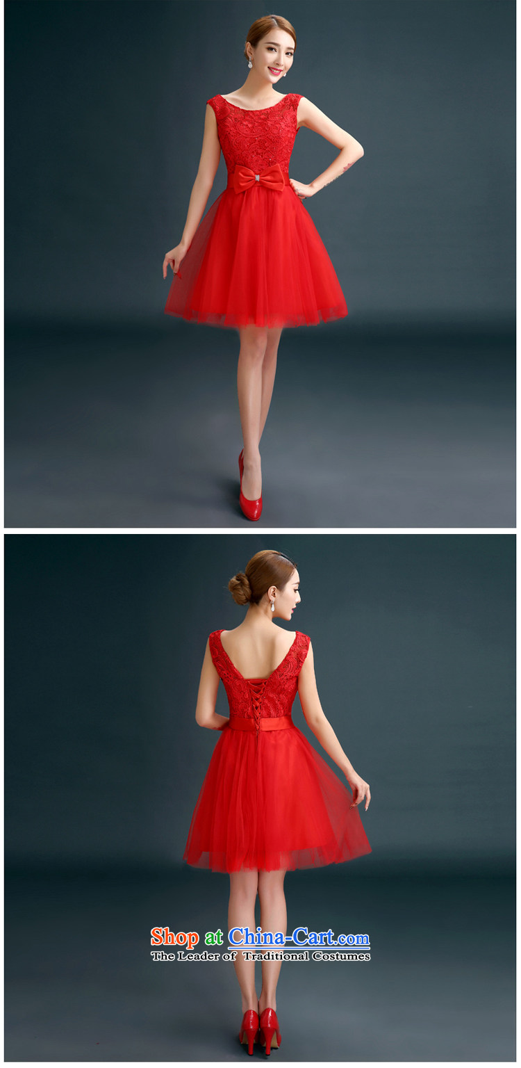 In spring and summer 2015 new bridesmaid dress Korean shoulders bridesmaid skirt sister mission small girl brides bows service dress RED M picture, prices, brand platters! The elections are supplied in the national character of distribution, so action, buy now enjoy more preferential! As soon as possible.