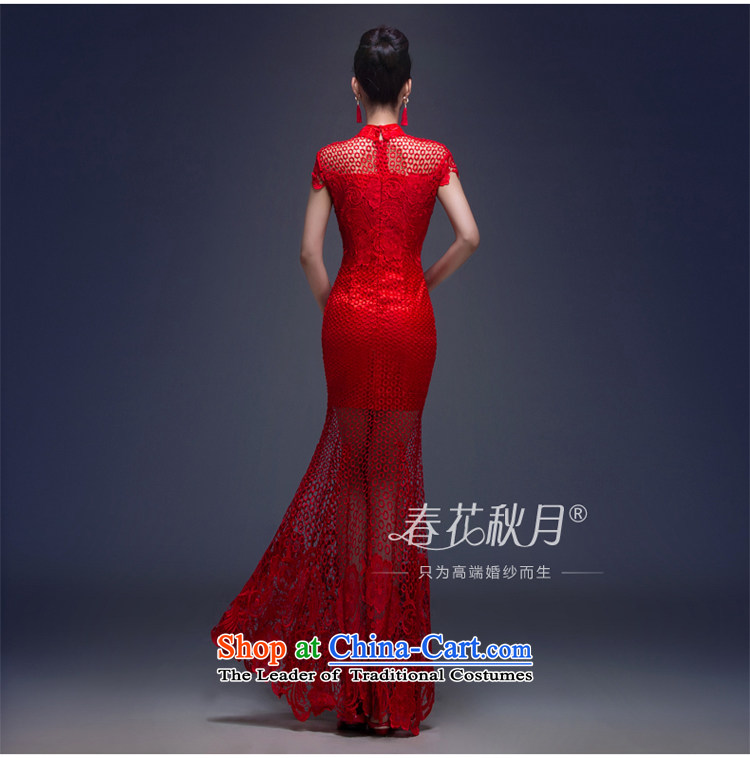 Chinese Version won bride services bows wedding dresses and stylish 2015 new lace sexy luxury crowsfoot dress Sau San long red S picture, prices, brand platters! The elections are supplied in the national character of distribution, so action, buy now enjoy more preferential! As soon as possible.