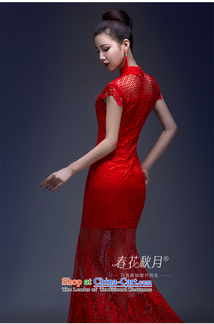 Chinese Version won bride services bows wedding dresses and stylish 2015 new lace sexy luxury crowsfoot dress Sau San long red S picture, prices, brand platters! The elections are supplied in the national character of distribution, so action, buy now enjoy more preferential! As soon as possible.