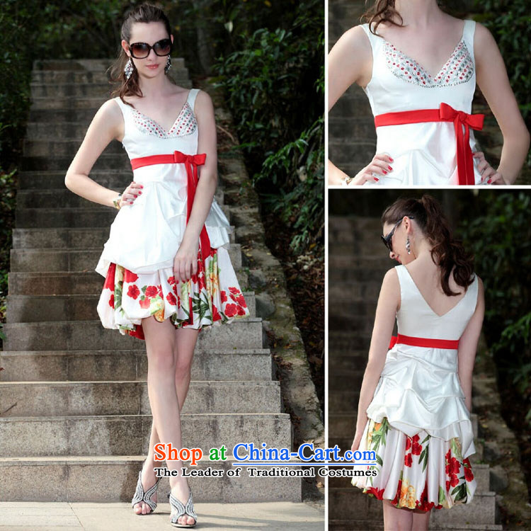 Doris Qi Xia, small dress dress Dress Short white dresses, White XXL picture, prices, brand platters! The elections are supplied in the national character of distribution, so action, buy now enjoy more preferential! As soon as possible.