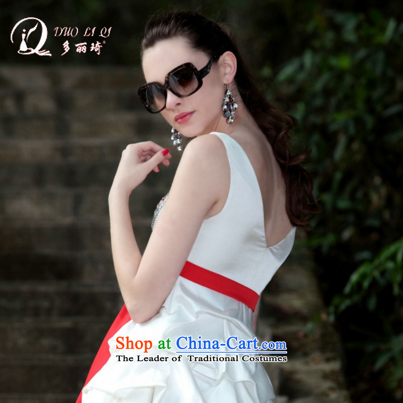 Doris Qi Xia, small dress dress Dress Short white dresses, white XXL, Doris Qi (doris dress) , , , shopping on the Internet