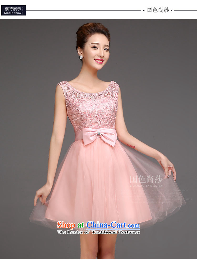 The autumn and winter evening dress short of New 2015 bridesmaid mission dress bridesmaid sister skirt annual service dress bridesmaid dress White XL Photo, prices, brand platters! The elections are supplied in the national character of distribution, so action, buy now enjoy more preferential! As soon as possible.