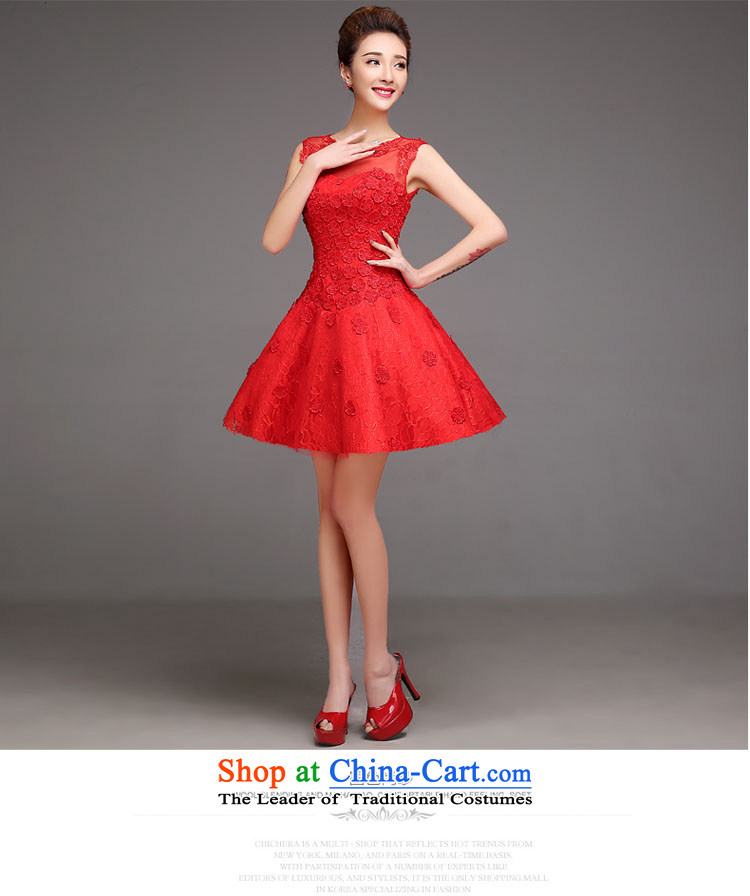 Bridesmaid dress skirt the new 2015 autumn and winter marriages red dress skirt bows service, evening dress red bows services L picture, prices, brand platters! The elections are supplied in the national character of distribution, so action, buy now enjoy more preferential! As soon as possible.
