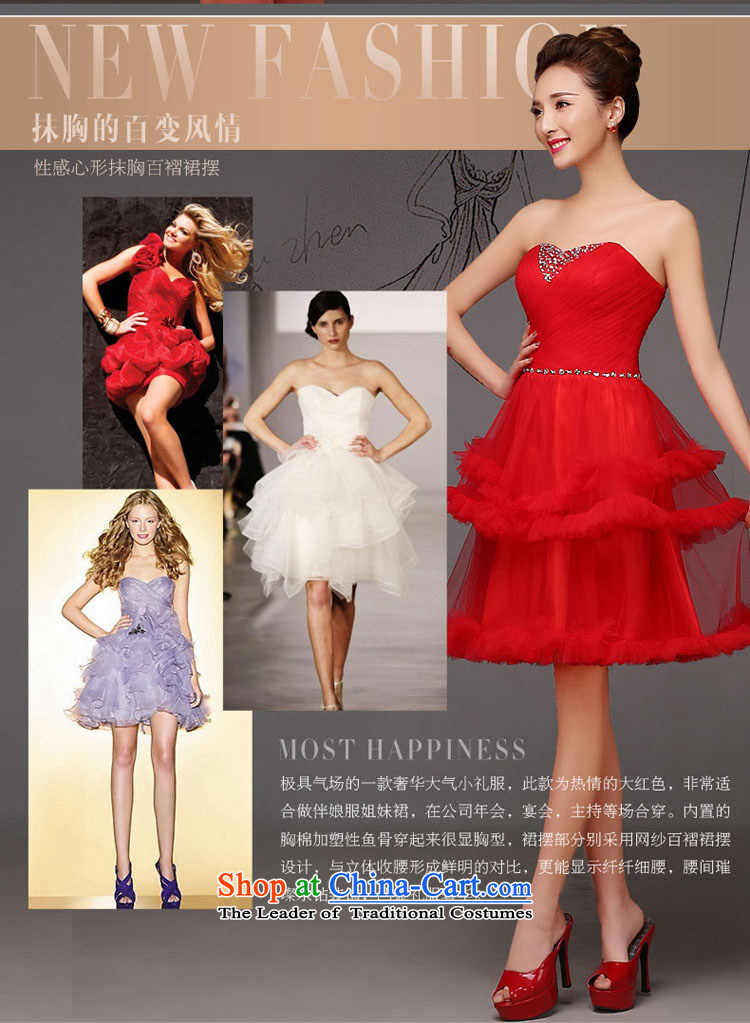 The autumn and winter bride bows services 2015 new short of autumn and winter evening dresses annual dress marriage small dress skirt bridesmaid services Pink L picture, prices, brand platters! The elections are supplied in the national character of distribution, so action, buy now enjoy more preferential! As soon as possible.