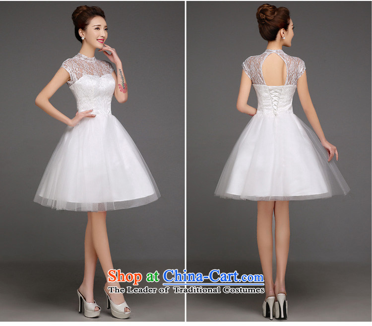 Korean short spring and autumn, bows to the autumn and winter 2015 new stylish marriages evening dress bridesmaid dress skirts Sau San white s picture, prices, brand platters! The elections are supplied in the national character of distribution, so action, buy now enjoy more preferential! As soon as possible.
