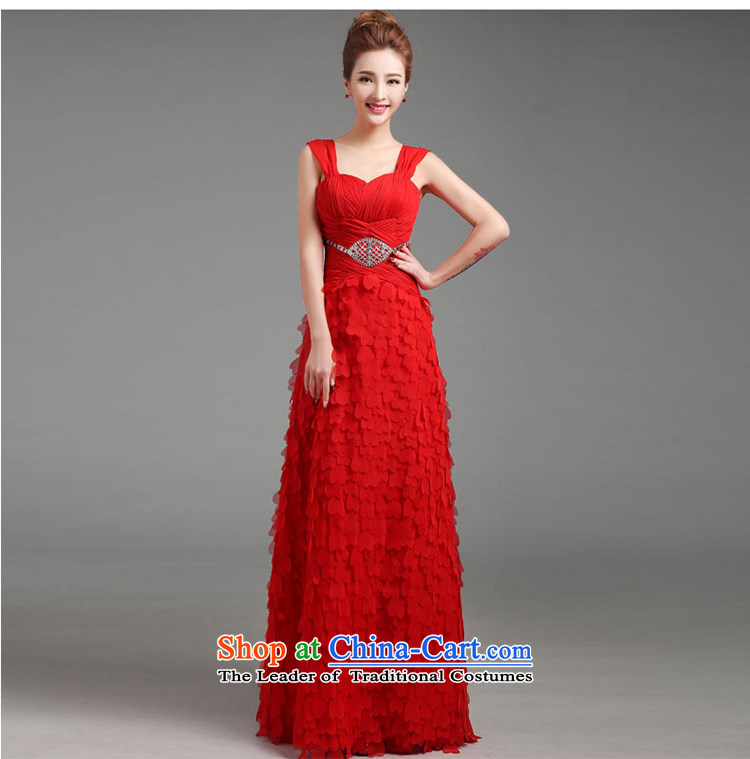 The bride bows to the autumn and winter romantic petals petticoats 2015 New Red Sau San long marriage evening dress pale pink shoulder straps) s picture, prices, brand platters! The elections are supplied in the national character of distribution, so action, buy now enjoy more preferential! As soon as possible.