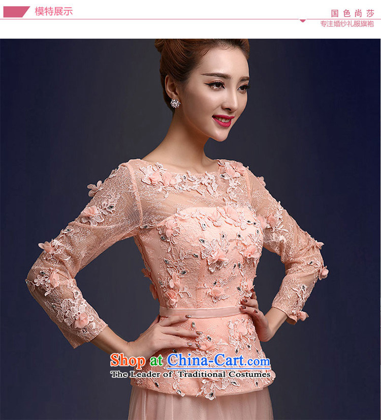 In autumn and winter bridesmaid skirt 2015 New Sau San short skirts and sisters, wedding dresses toasting champagne marriage bridesmaid services pink long M picture, prices, brand platters! The elections are supplied in the national character of distribution, so action, buy now enjoy more preferential! As soon as possible.