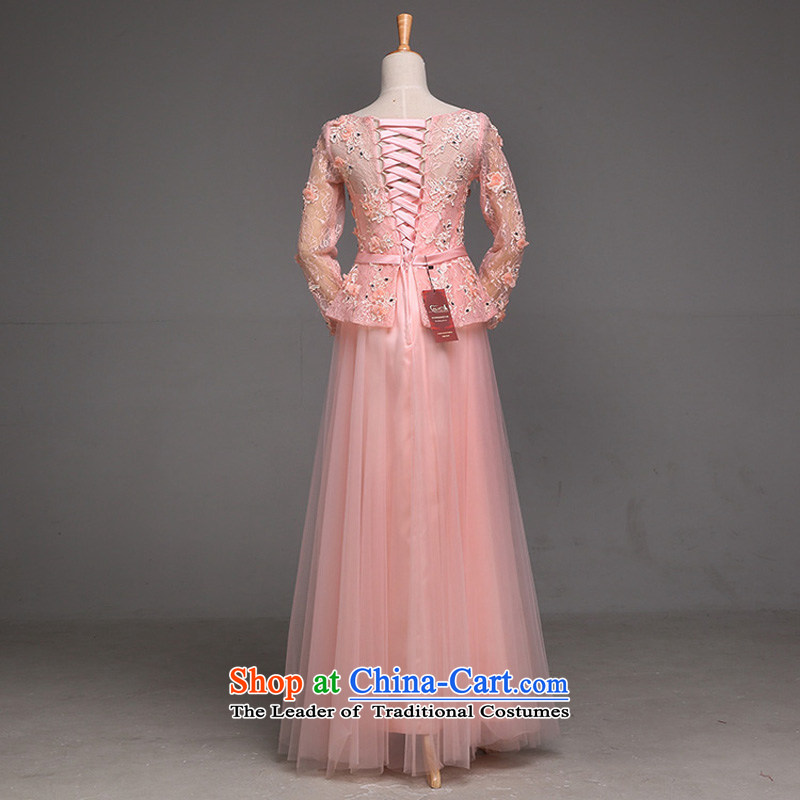 In autumn and winter bridesmaid skirt 2015 New Sau San short skirts and sisters, wedding dresses toasting champagne marriage bridesmaid services pink long M color is Mona Lisa Country , , , shopping on the Internet
