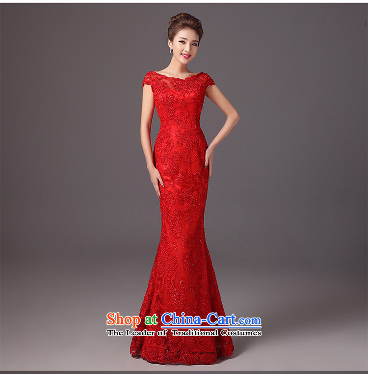 The autumn and winter 2015 new stylish bridal dresses shoulder the word 