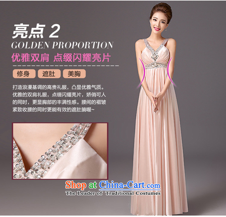 The new 2015 autumn and winter bridesmaid dress long shoulders deep V Annual dress small dress skirt pink dress Sau San XXL picture, prices, brand platters! The elections are supplied in the national character of distribution, so action, buy now enjoy more preferential! As soon as possible.
