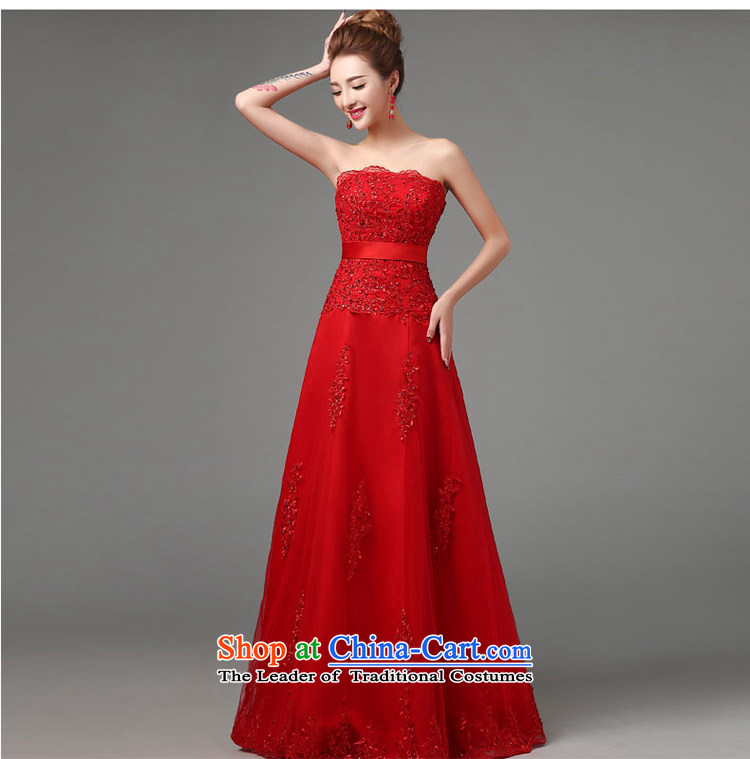 The autumn and winter load bride bows Services 2015 new marriage long evening dresses and stylish with chest dresses Sau San Red L picture, prices, brand platters! The elections are supplied in the national character of distribution, so action, buy now enjoy more preferential! As soon as possible.