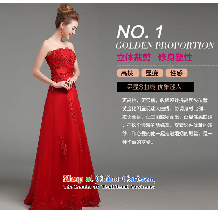 The autumn and winter load bride bows Services 2015 new marriage long evening dresses and stylish with chest dresses Sau San Red L picture, prices, brand platters! The elections are supplied in the national character of distribution, so action, buy now enjoy more preferential! As soon as possible.