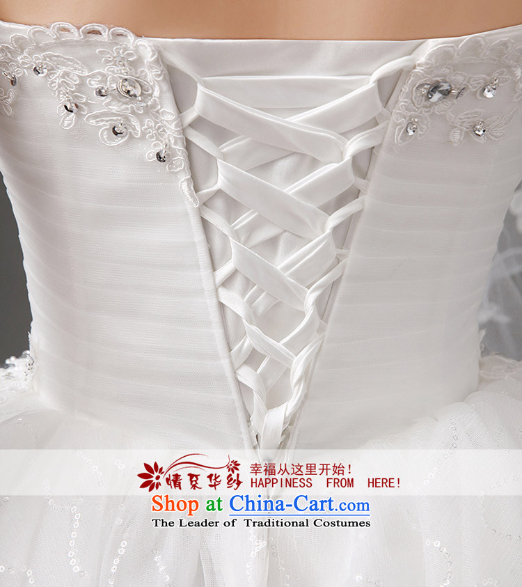 Qing Hua yarn wedding dresses new 2015 short, bon bon skirt wedding Korean Princess lovely irrepressible auspices bridesmaid dress skirt gathering stage performances made white dress size does not accept return pictures, prices, brand platters! The elections are supplied in the national character of distribution, so action, buy now enjoy more preferential! As soon as possible.