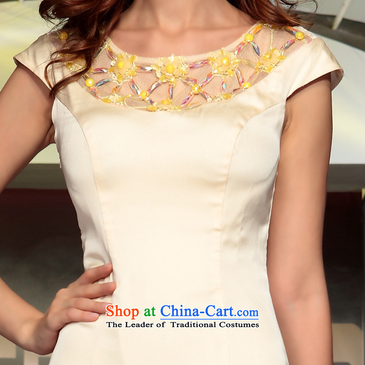 Doris Qi package shoulder long qipao gown replacing marriages bows Services White XL Photo, prices, brand platters! The elections are supplied in the national character of distribution, so action, buy now enjoy more preferential! As soon as possible.