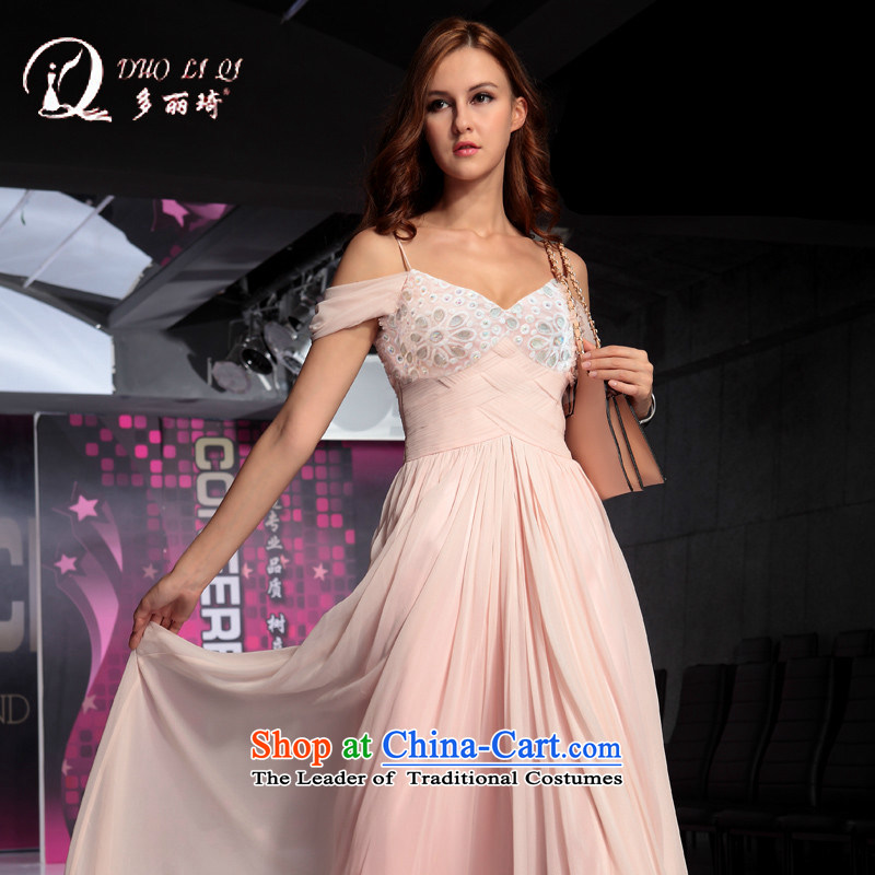 Doris Qi pink strap package arm wedding dresses pink XL, Doris Qi (doris dress) , , , shopping on the Internet