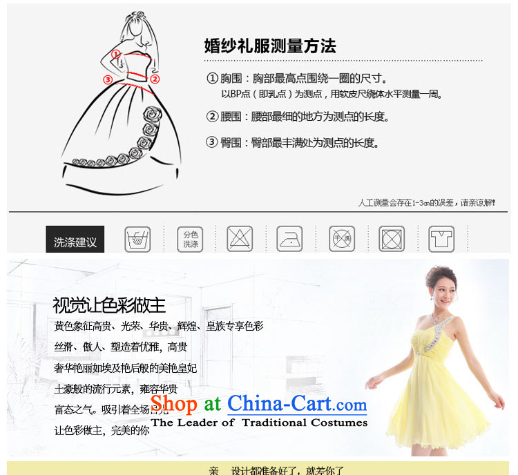 (Heung-lun's Health 2015 stylish shoulder Korean like Susy Nagle marriages bridesmaid small in evening dress Evening Dress Short Princess show loaded performances XXL picture, prices, brand platters! The elections are supplied in the national character of distribution, so action, buy now enjoy more preferential! As soon as possible.